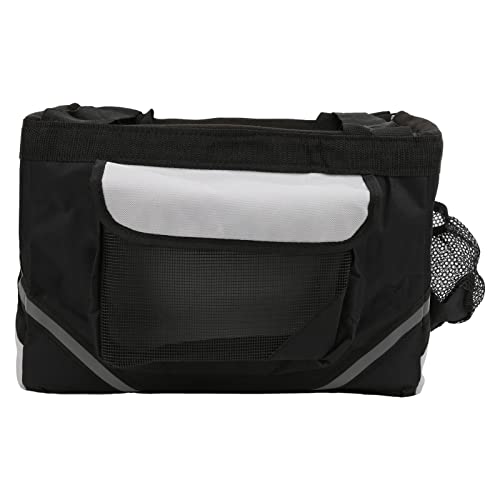 Bolsa de bicicleta de cachorro Saco de cesta de portador de bicicleta dianteira destacável para cães