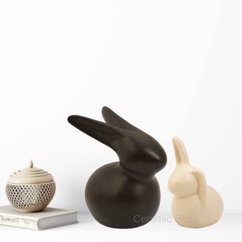 Image of Ceramic Shop asraunaut (Black Rabbit - 1)