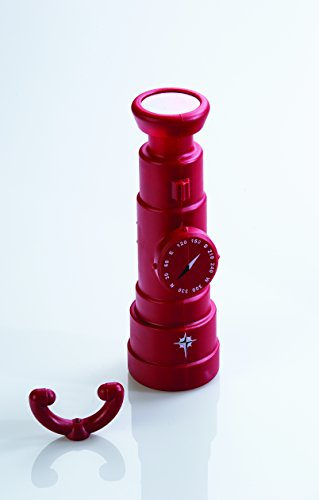 Plastic Playset Telescope | Red | Compatible with Most Wooden Swing Sets | Imaginative Play | Hardware Included | Easy to Install | DIY Backyard Playground | Oversized Swingset Accessories…