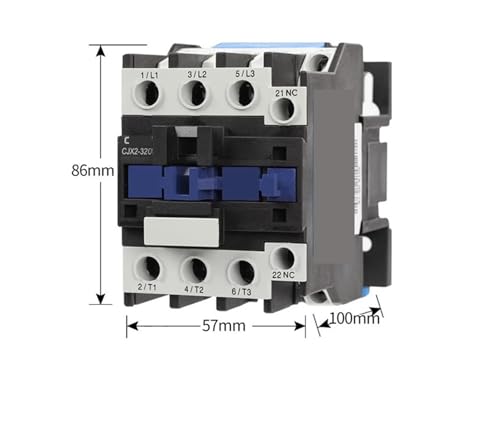 Contacteur ca CJX2-3201 1NC avec bobine 36V pour circuits de commande électriques - 2