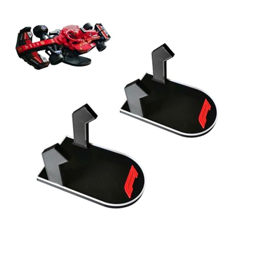 Image of 2 Pack | F1 Speed Champions Display Stand for Formula Racing Models | Model Display Stand | Formula Display Base for Collectors | Durable Bioplastic