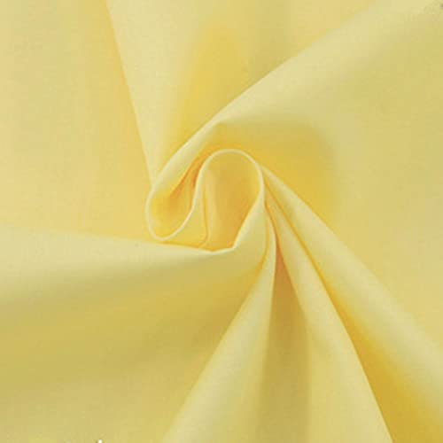moonfarm 選べる18色 カラー ツイル生地 綿100% 長さ約2m×幅約160㎝ 無地 やや薄手 (レモン)