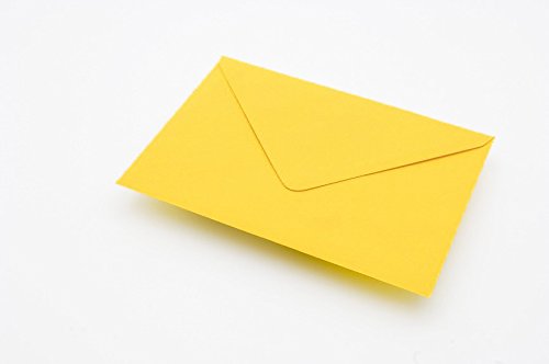 C6 (114x162mm) Canary Yellow 100GSM Envelopes (Pack of 25,50,100,250,500,1000)