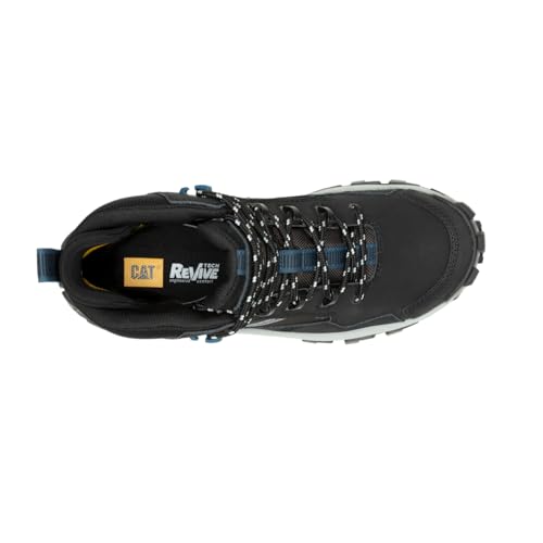 Image of CAT Men's Invader Mid Vent Composite Toe Construction Boot, Black, 10.5 Wide