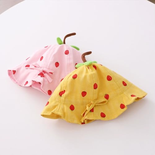 Gorro bebé protección solar tipo pescador con venda elástica para el verano 6