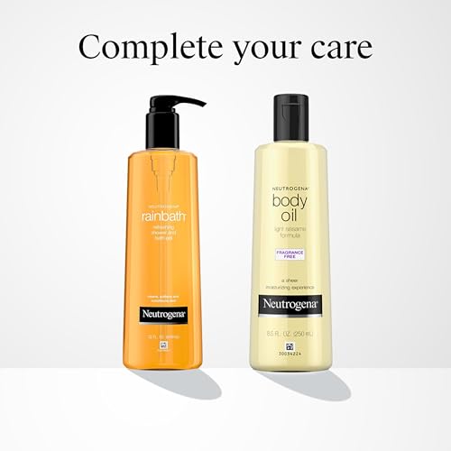 Neutrogena Body Oil Light Sesame Formula Fragrance Free, 250ml