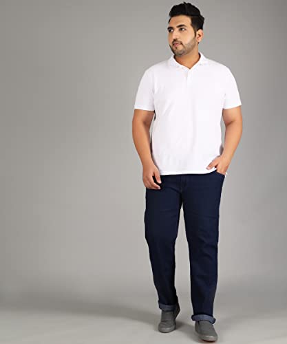 Image of STUDIO NEXX Regular Fit Cotton Lycra Blend Black Jeans