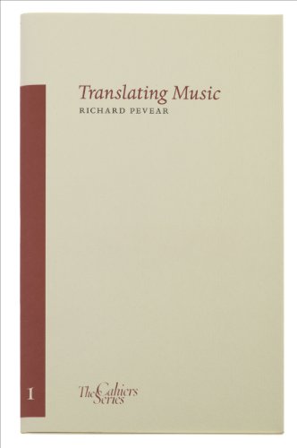 Translating Music (Volume 1) (Cahiers)