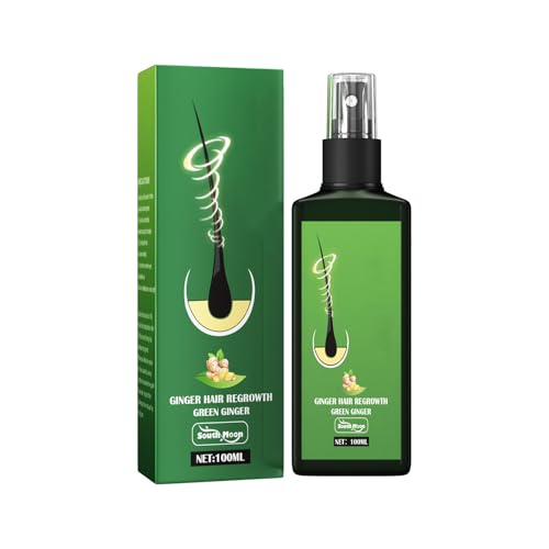 Spray de suero de crecimiento del cabello de jengibre, spray para el crecimiento del cabello, acelerar el crecimiento del cabello, productos para el cabello para hombres y mujeres, para cabello más