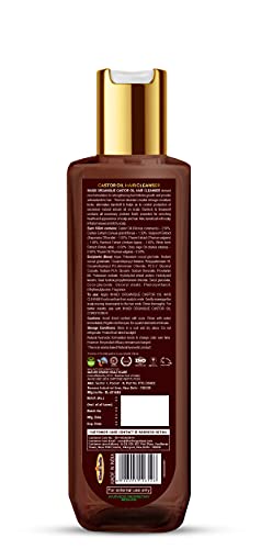 Image of Khadi Organique Castor Oil Hair Cleanser | Protein & Antioxidant Rich Shampoo | Controls Excessive Sebum | Strengthens Hair Follicles | Moisture Lock & Scalp Cleansing | SLS & Paraben Free - 200ml
