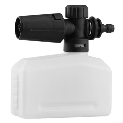 Pulverizador de espuma para lavado de coche, lanza de espuma de nieve de alta presión, boquilla ajustable para detalles, limpieza de valeting, botella de 1 litro (1/4)