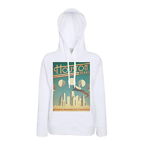 Sweat à capuche Houston Texas : fini le sportswear banal grâce à son imprimé voyage art déco