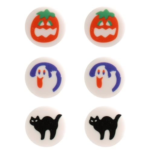 Cute Halloween Sugar Cookie Earrings Gifts For Bestie Friend Daughter Funny Food Fall Spooky Lightweight Hypoallergenic Earrings Studs