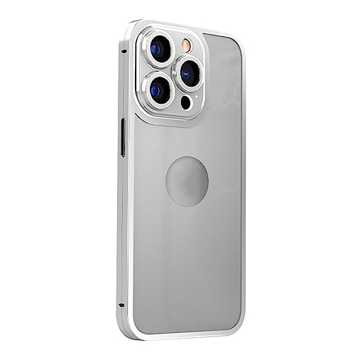 Coque de téléphone iPhone 14 Plus argentée pour les activités extérieures