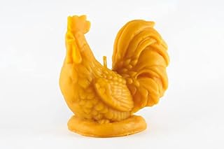 Rooster large beeswax candle | Best Gift for Farm Animal Lovers | Rooster Candle | Cock Candle | Animal Lover Candle | Chicken Candle