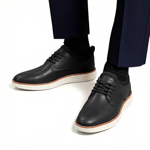 Image of Men's Dress Sneakers Oxfords Shoes Business Wingtip Casual Walking Brogue Shoes