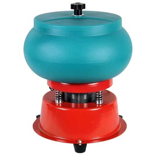 Máquina pulidora vibratoria para la fabricación de joyas, Tambor de pulido de 8 litros, herramienta de pulido para principiantes y profesionales.