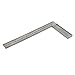 Aexit Metal Right Measuring Tools Angle 0-25cm Metric Scale Marks Try Square Ruler Silver Tone Model:23as31qo326