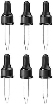 Sugars Essential Oil Glass Eye Droppers Fits Essential Oil Bottles Pack of 6 Droppers Fits 5ml Bottle