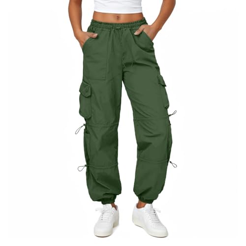 Friptspyg Cargohose Damen Leichter Trekkinghose mit Tasche Wanderhose...