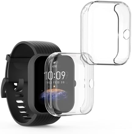 Coque De Protection Pour Amazfit Bip 3 / Bip 3 Pro - Lot De 2, Transparente Et Légère
