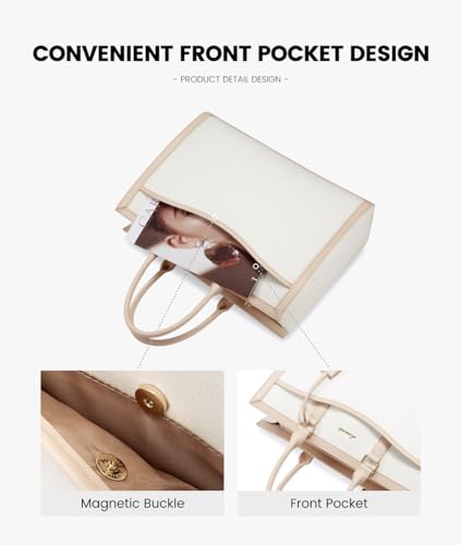 Image of LOVEVOOK Laptop Tote Bag for Women, Office Work Bag Briefcase fit for Laptop, Large Capacity Teacher Bag Handbag
