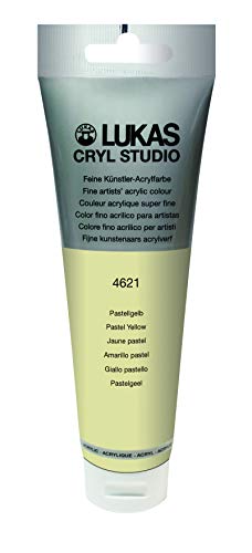 125ml Premium Quality Acrylic Paint - Pastel Yellow