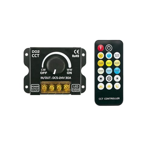 Contrôleur LED CCT 30A pour éteindre les sifflements et régler vos rubans COB