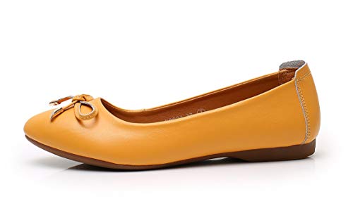 VenusCelia Women's Bowknot Ballet Dance Flat Shoe2