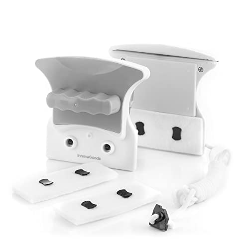 InnovaGoods® limpia cristales magnetico ventanas doble cristal, limpia cristales ideal para puertas corredizas, mamparas de ducha, limpiacristales magnetico para ventanas de doble vidrio. - imagen 2