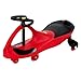 The Original PlasmaCar by PlaSmart Inc. - Polyurethane PU Wheels - Red, Ride On Toy, Ages 3 yrs and up - No batteries, gears, or pedals, Twist, Turn, Wiggle for endless fun