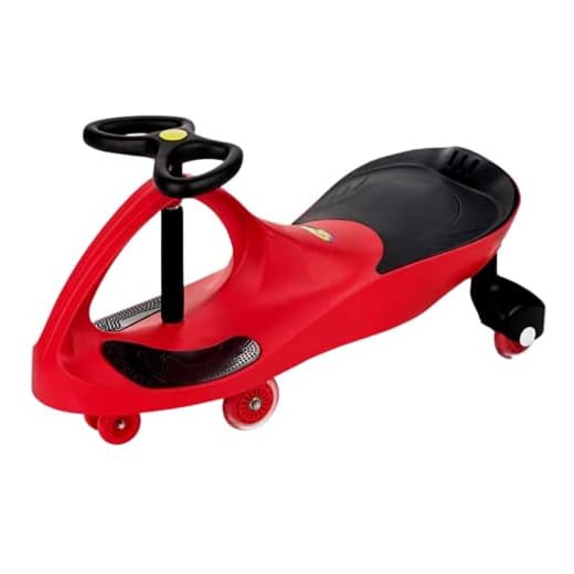 PlasmaCar The Original by PlaSmart Inc. – Polyurethane PU Wheels - Red