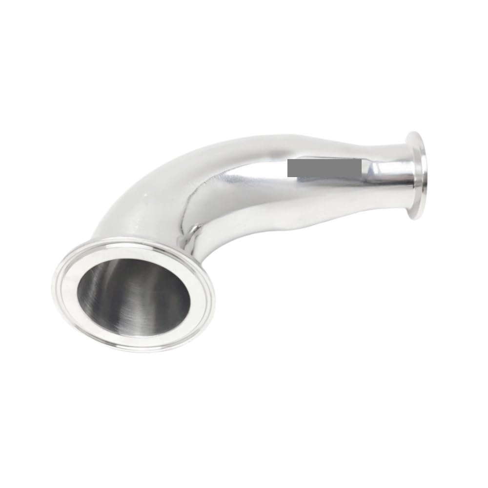 PAKMEZ TC119mm to TC91mm Tri-clamp Reducing Elbow For Homebrewing Variable Diameter Elbow 304 Stainless Steel