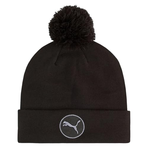 Image of pumagolf Men's Wrmlbl Removable Pom Beanie
