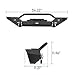 u-Box Wrangler Front Bumper w/Winch Plate for Jeep Wrangler YJ TJ 1987-2006 Rock Crawler Steel Bumper w/LED Lights & D Rings