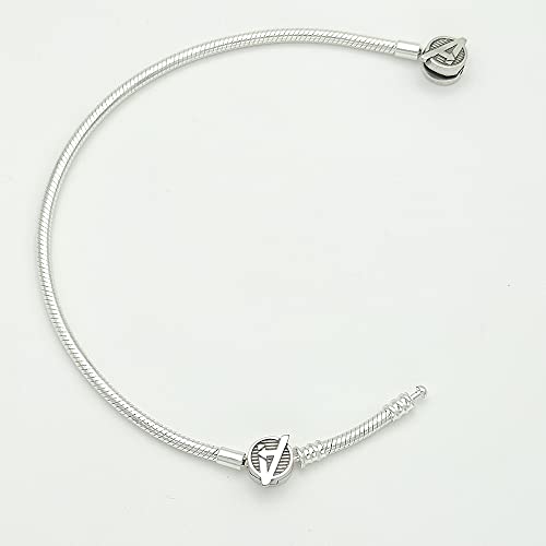 Suitable For Pandora Style Bracelet Extender, Lengthen Any European Style Bracelet, Add 1.3, 1.5 Inch Silver Detachable Jewelry (Letter A Clip Fastener, 3.5 Cm / 1.3 Inches) #TOP3