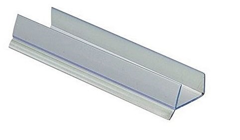 1M Length PVC Plinth Sealing Strip 18mm MDF kickboard Panel Transparent TMW Profiles (18mm x 7.3 mm x 1M)