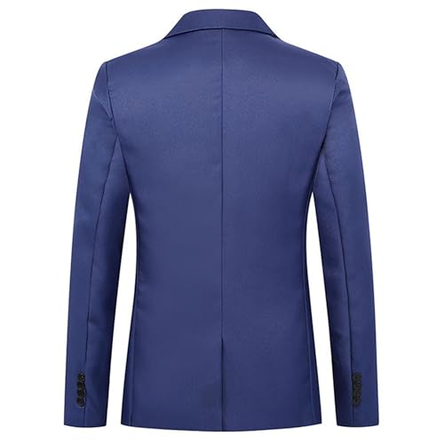 Men's Fashion Business Casual Suit Coat One Button Lightweight Sport Coats Slim Fit Suit Blazer Jacket4