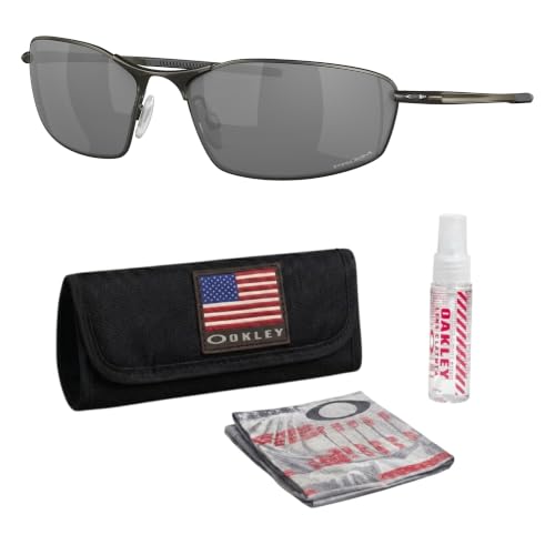 Oakley Whisker OO4141 Oval Sunglasses with Eyewear Kit