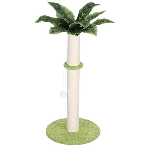 Rascador vertical para gatos con cuerda de sisal miniatura 1