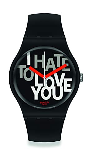 Swatch Hate 2 Love montre Originals 41mm aux émotions contrastées