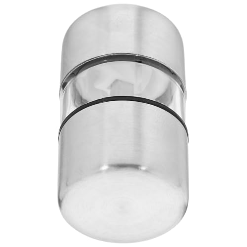 HOLIDYOYO Abrader Refillable Pepper Manual Pepper Container Heavy Duty Pepper Manual Pepper Grinding Tool Kitchen Gadget Manual Pepper Grinder Grinder Stainless Steel Silver
