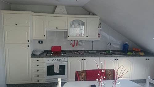 Marstree 2 In 1 Vintage Ceramic Drawer Cabinet Knobs And Pulls For Diy Home Furniture Cabinet Dresser Cupboard Bin Door Handles, Pack Of 8 (Black-Black) #TOP5