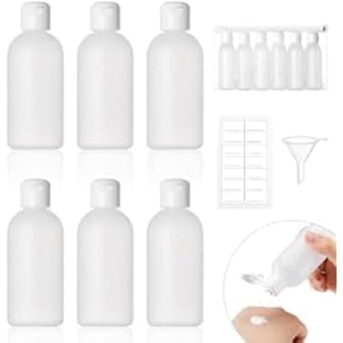 BillyBath Botes Viaje Rellenables 60 ml, 6 botes de...