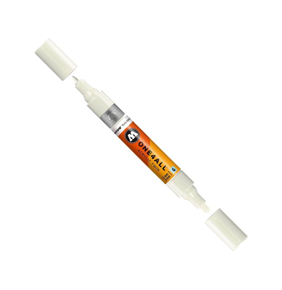 Molotow One4All feutre acrylique haut de gamme couleur 229 blanc nature permanent