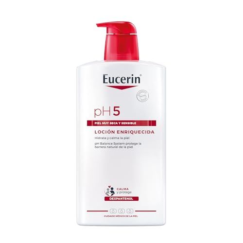 Eucerin pH5 Loción Enriquecida (1000 ml), crema corporal con Dexp...