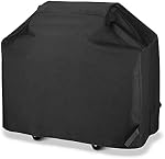 GrillSpot BBQ Grill Cover | Universal Fit - All Season Protection, Durable with Handles and Straps, Black (52 Inch)