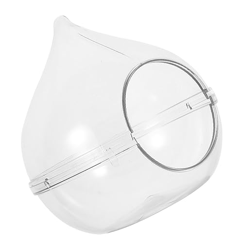 GANAZONO ハムスターのバスルーム フリース 豚 ウサギの水入れ モルモットのおもちゃ ハンモック スナネズミ砂浴槽 スナネズミのバスルーム モルモットのバスホルダー ネズミの隠れ家 アクリル