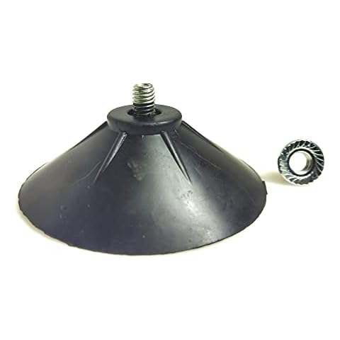 8,5 cm Durchmesser Stark Schwarz Gummi M8 Schraubensaugnapf Cover