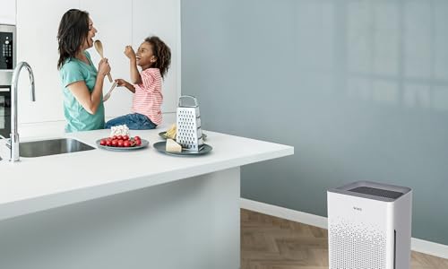 WINIX Zero-S Air Purifier for Bedroom HOM, CADR 410m³/h, 100m², Active Carbon & HEPA Filters Pollen Allergies Dust Smoke Odors, Air Cleaner Smart Sensor, Sleep Auto Mode
